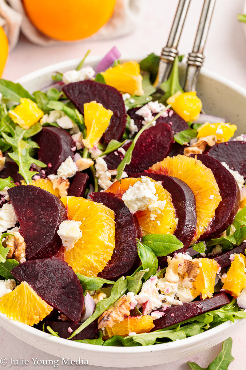 Beet and Orange Salad + Honey Citrus Vinaigrette
