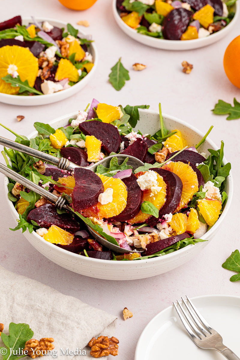 Beet and Orange Salad + Honey Citrus Vinaigrette