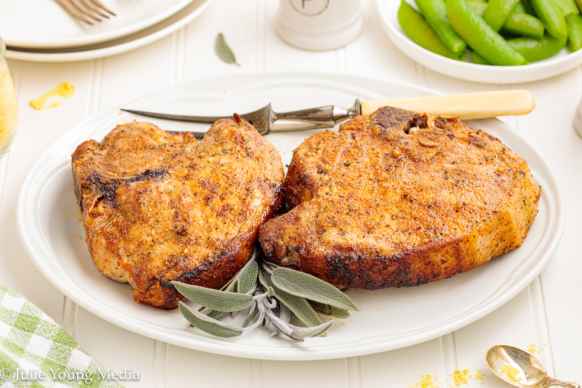 Air Fryer Bone In Pork Chops