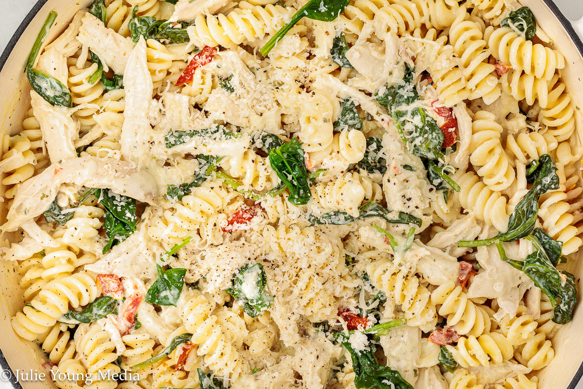 Creamy Boursin Chicken Pasta