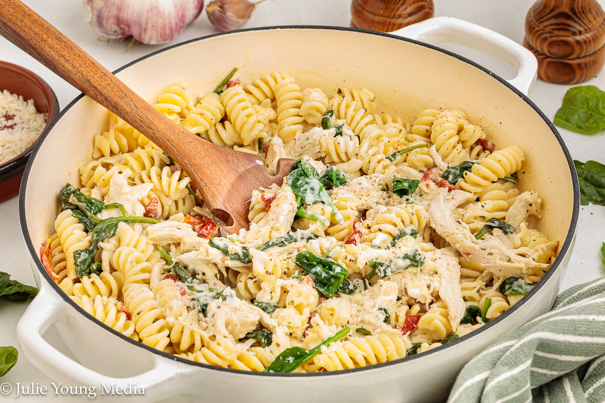 Creamy Boursin Chicken Pasta
