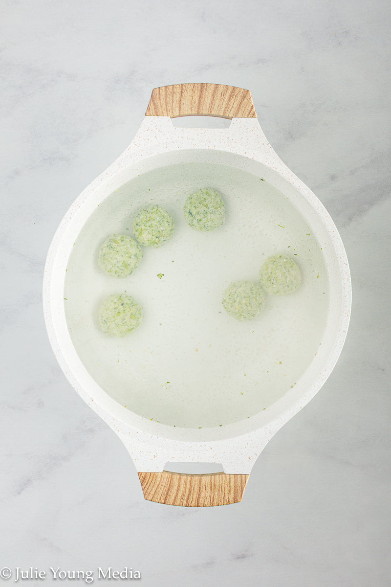 Broccoli Ricotta Gnudi with Browned Butter and Sage