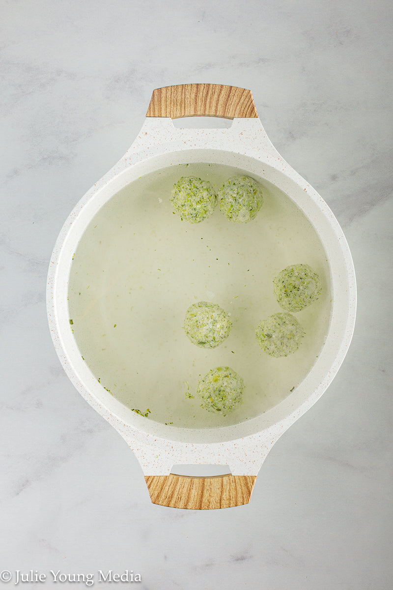 Broccoli Ricotta Gnudi with Browned Butter and Sage
