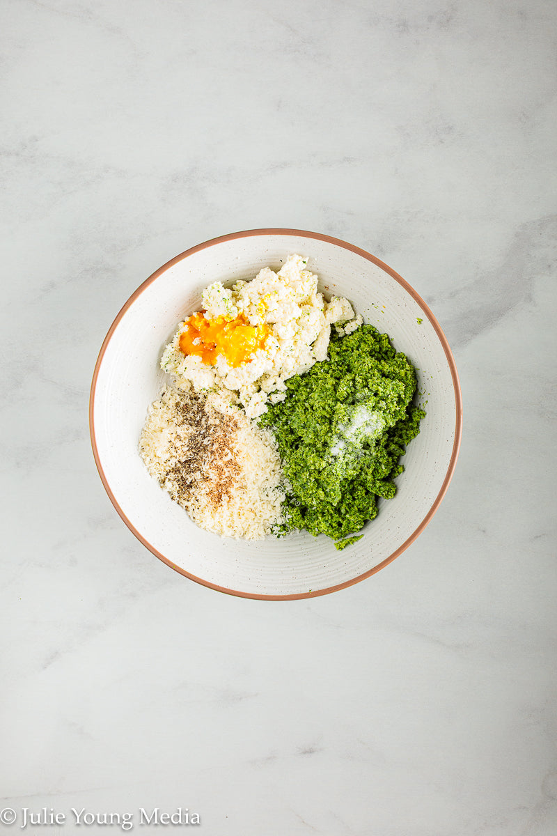 Broccoli Ricotta Gnudi with Browned Butter and Sage