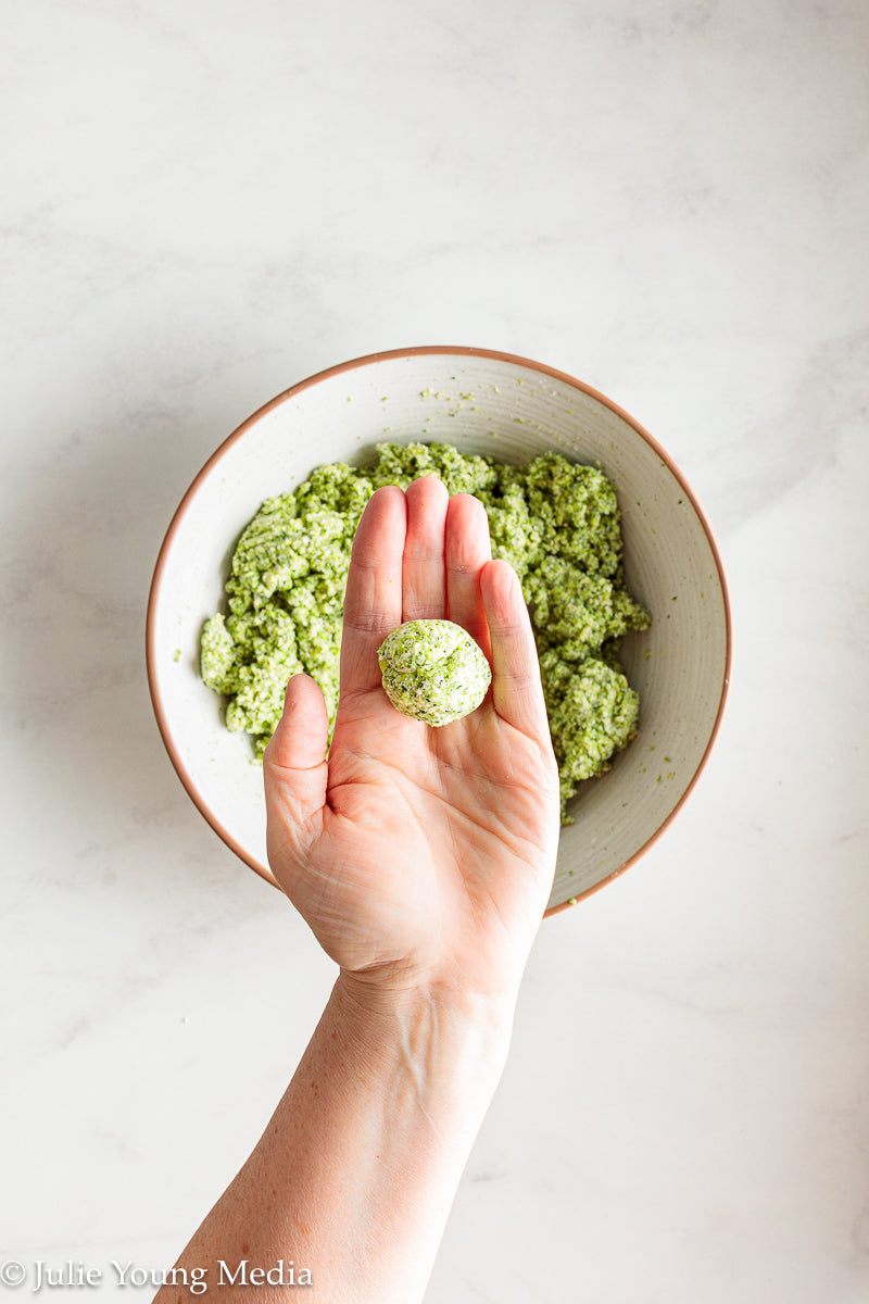 Broccoli Ricotta Gnudi with Browned Butter and Sage
