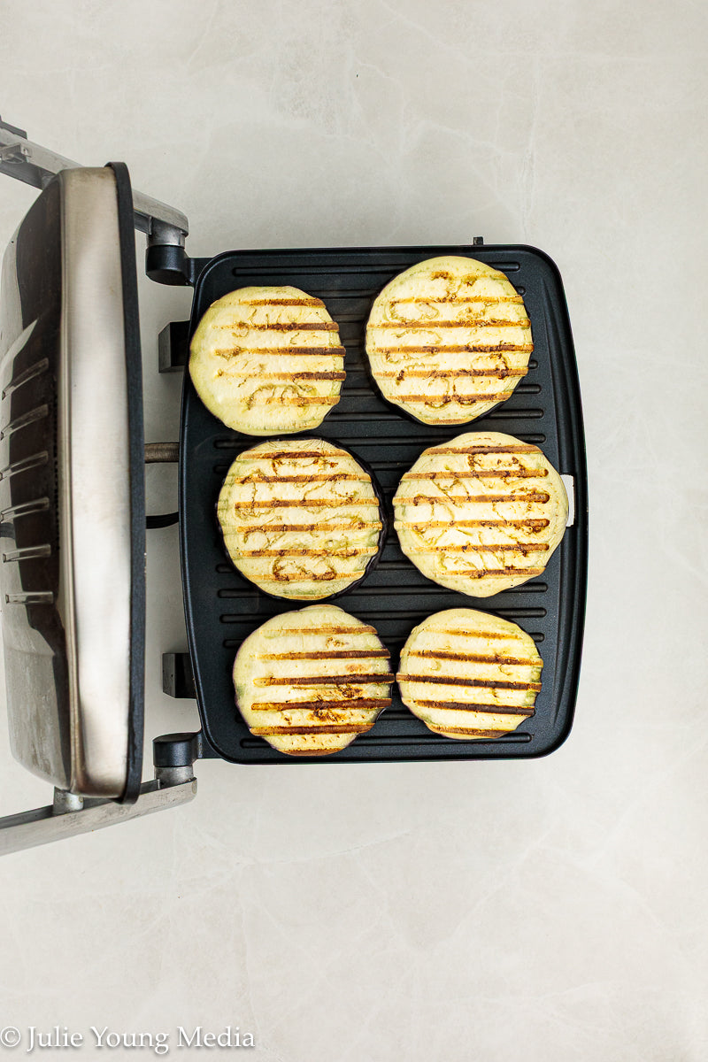 Charred Mediterranean Vegetables with Feta, Herbs, Walnuts & Pomegranate Molasses