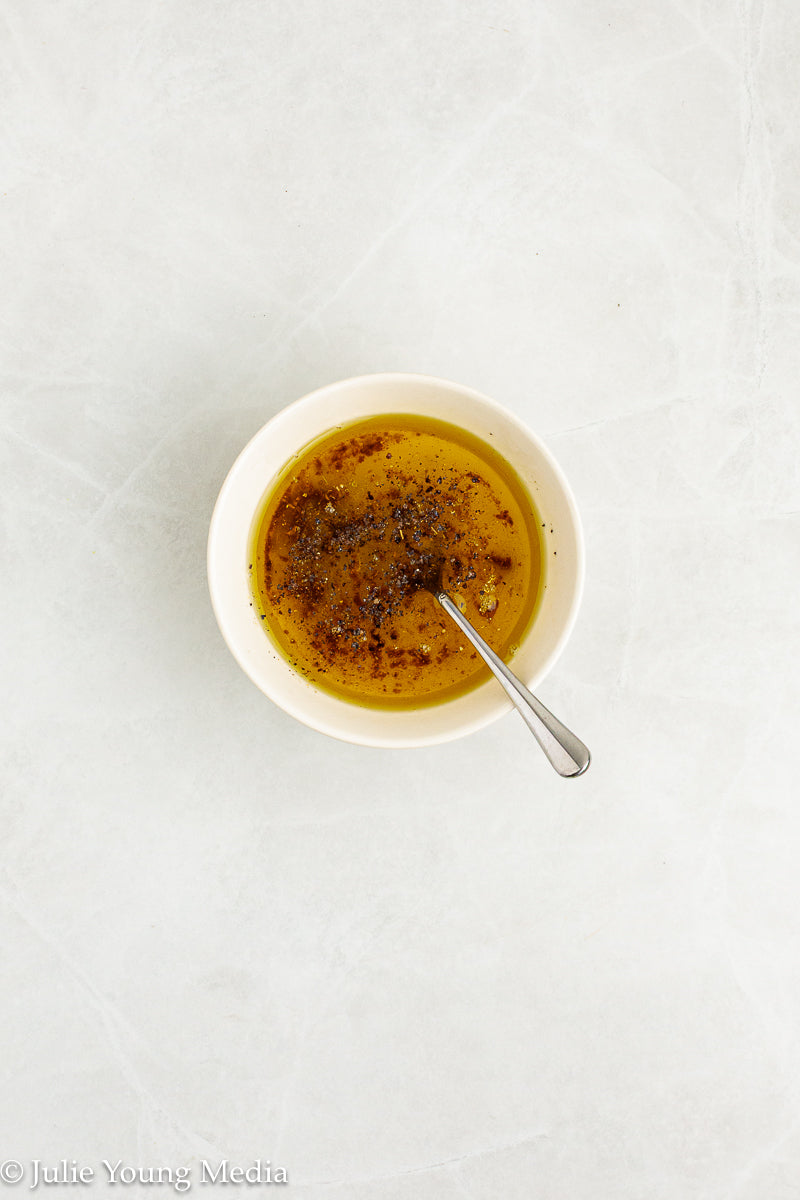 Charred Mediterranean Vegetables with Feta, Herbs, Walnuts & Pomegranate Molasses