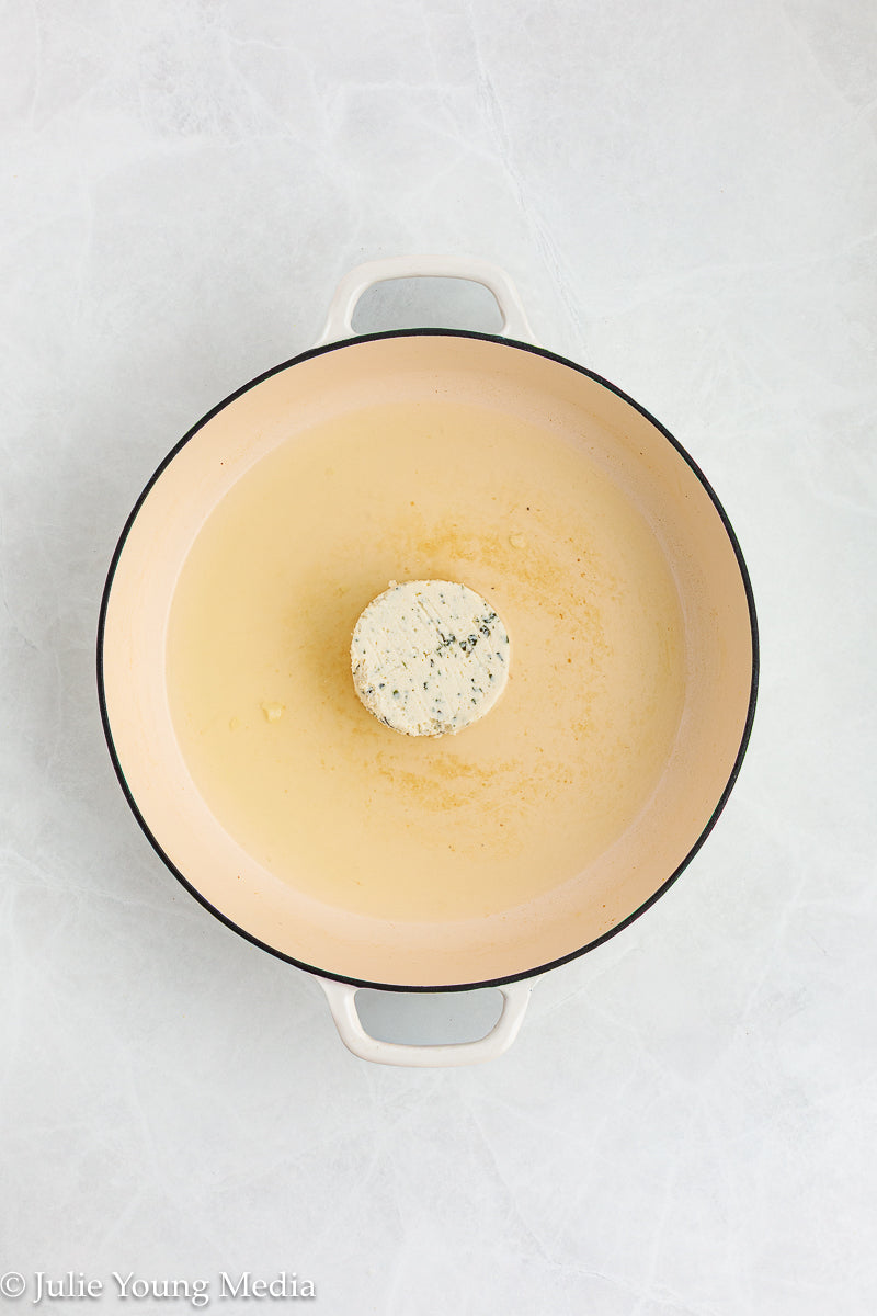 Cauliflower Pasta with Creamy Boursin Sauce and Bacon Pangrattato (breadcrumbs)
