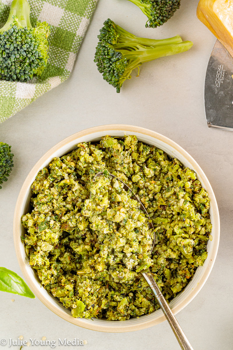 Charred Broccoli and Lemon Pesto