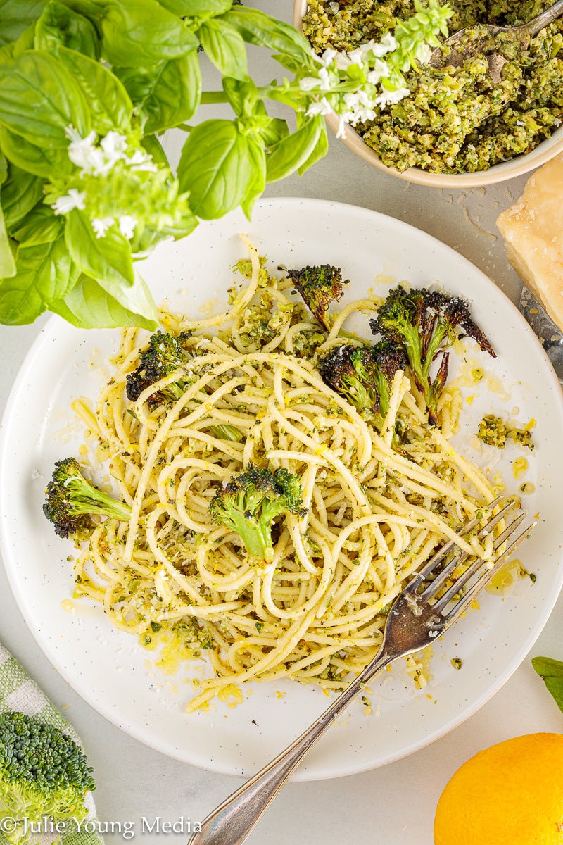 Charred Broccoli and Lemon Pesto