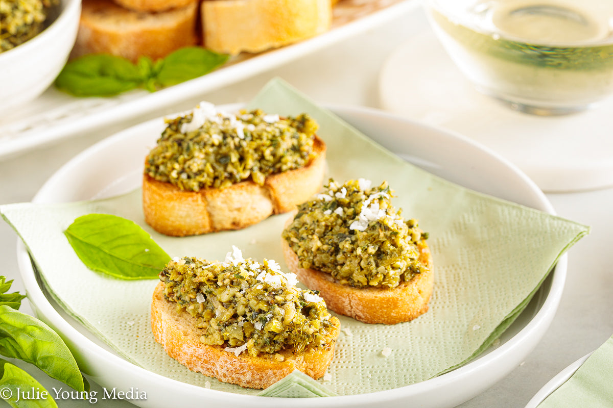 Charred Broccoli and Lemon Pesto