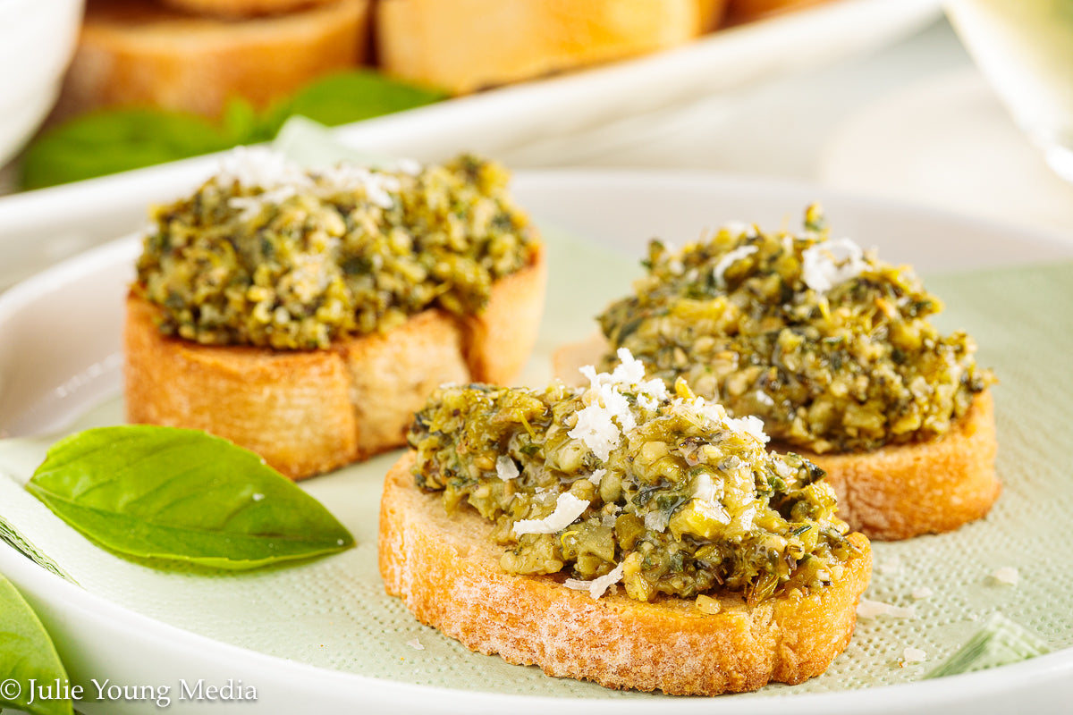 Charred Broccoli and Lemon Pesto