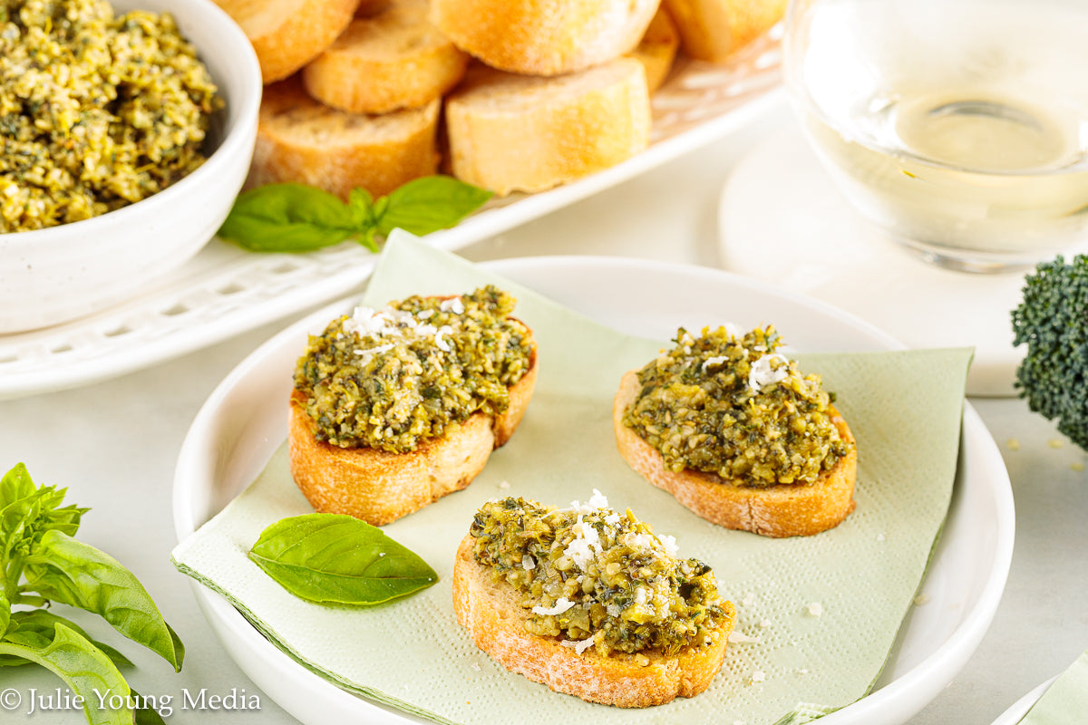 Charred Broccoli and Lemon Pesto