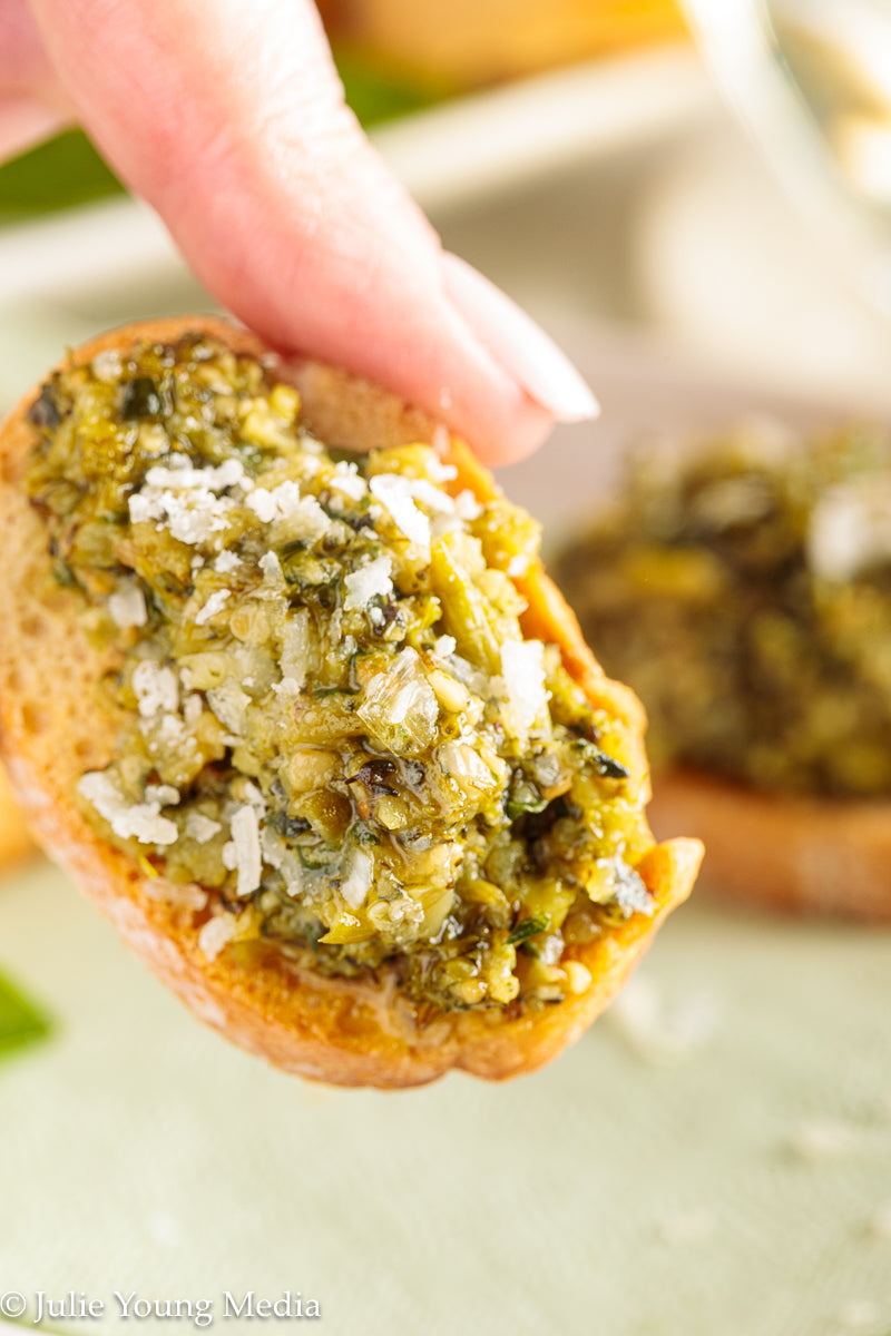 Charred Broccoli and Lemon Pesto