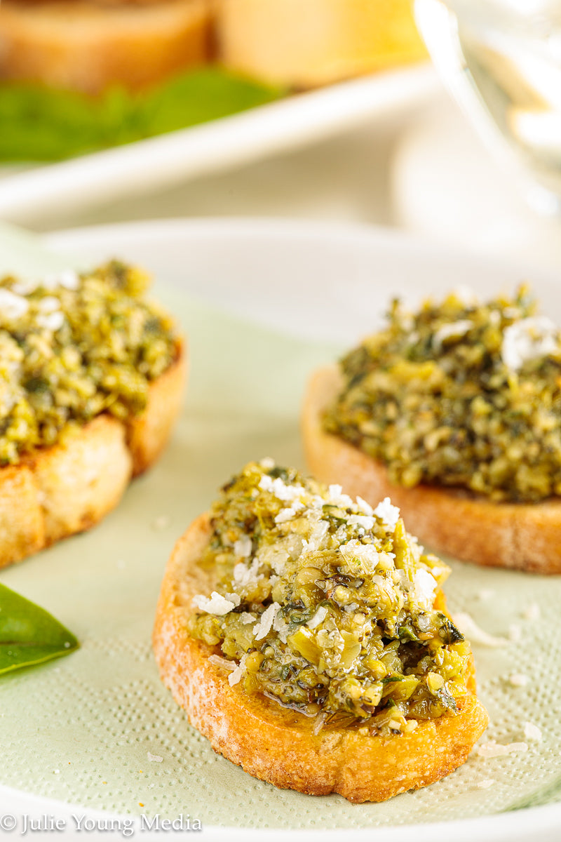 Charred Broccoli and Lemon Pesto