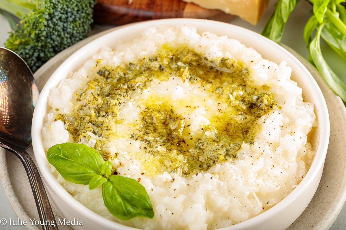 Charred Broccoli and Lemon Pesto