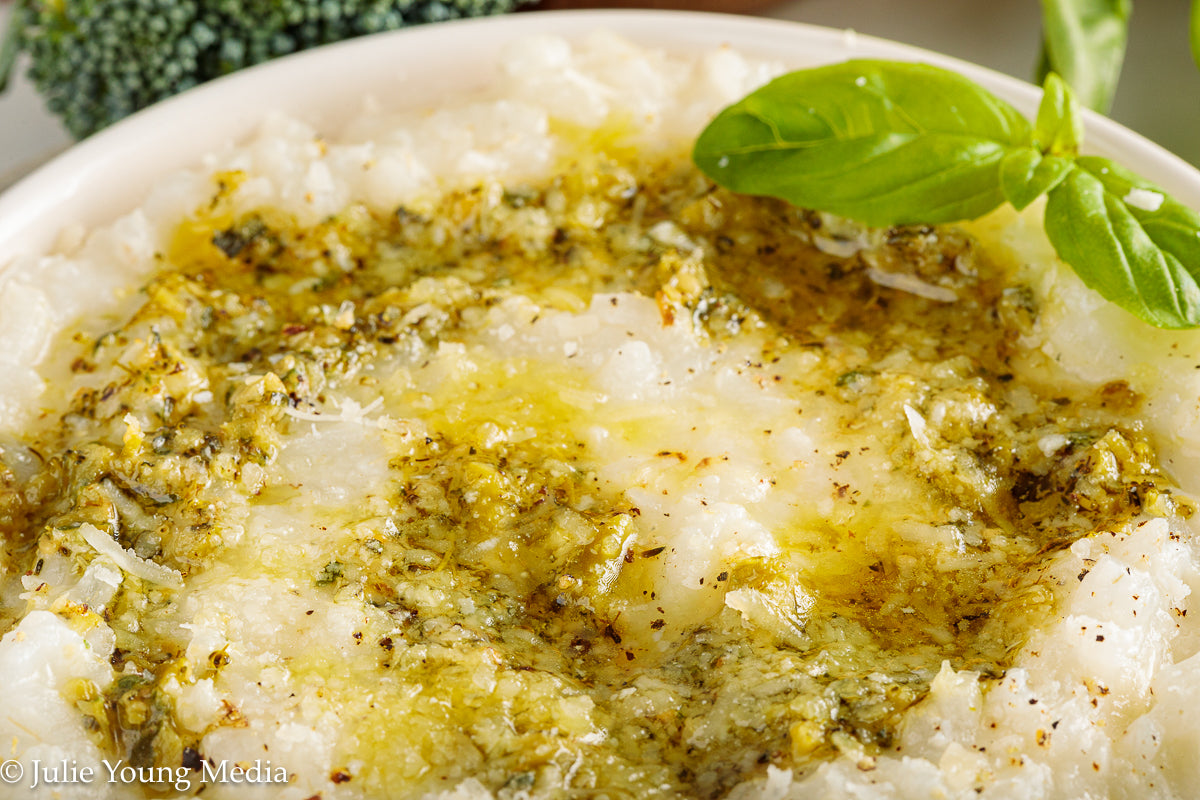 Charred Broccoli and Lemon Pesto