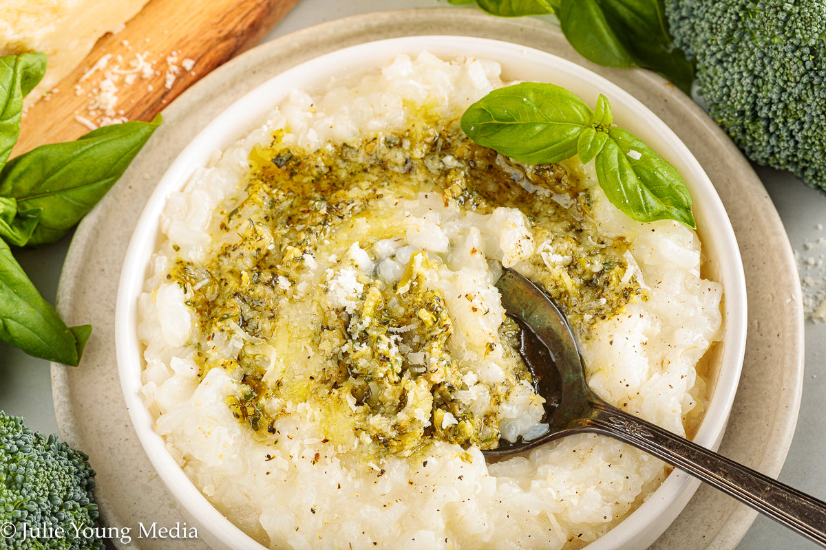 Charred Broccoli and Lemon Pesto