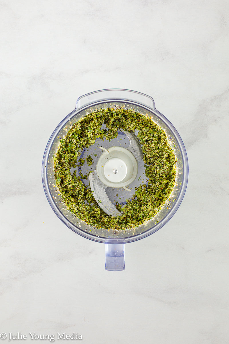 Charred Broccoli and Lemon Pesto