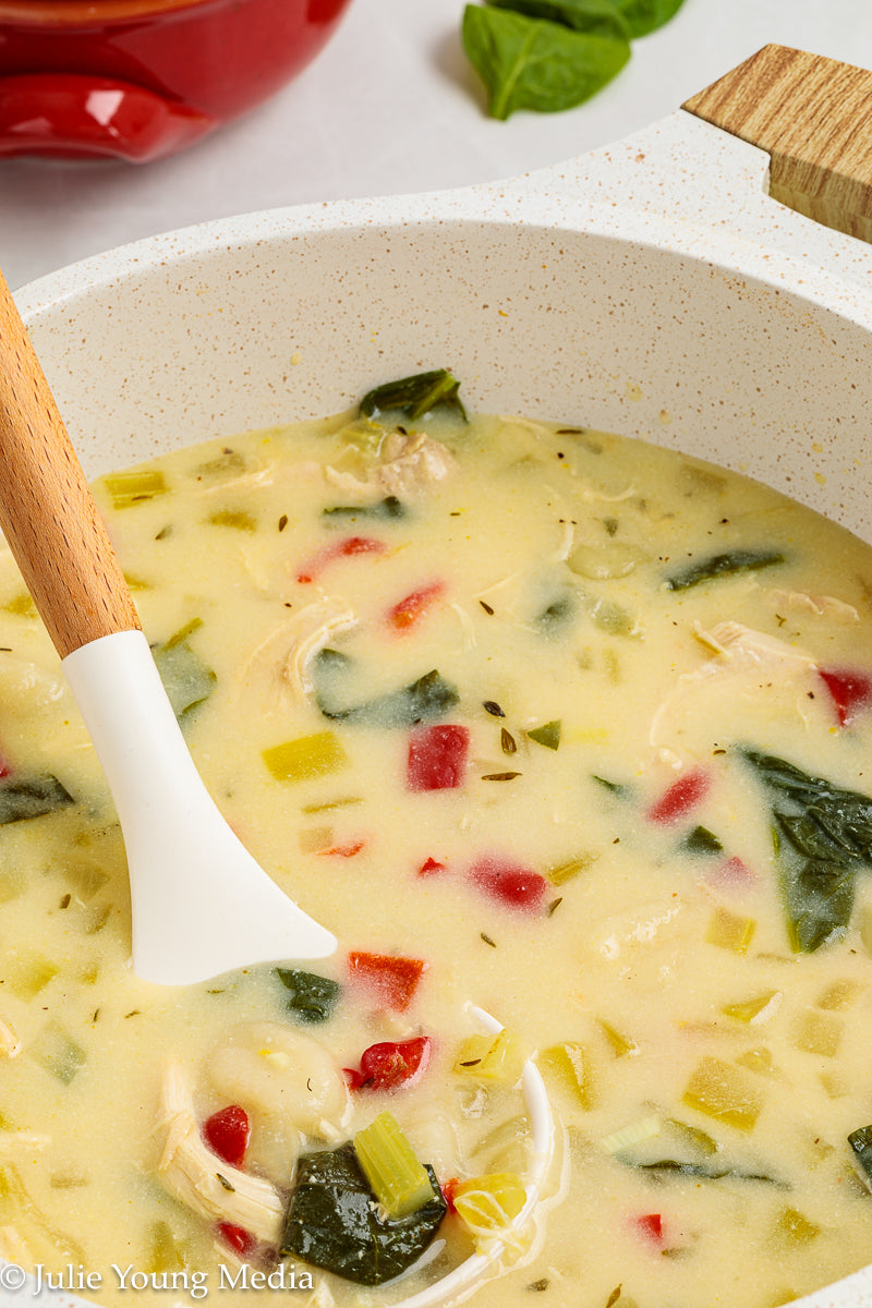 Chicken Florentine Soup