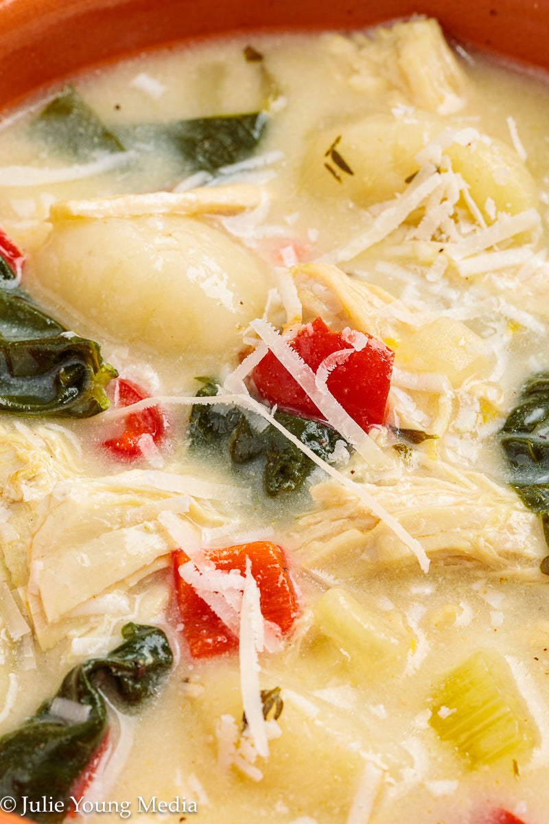 Chicken Florentine Soup