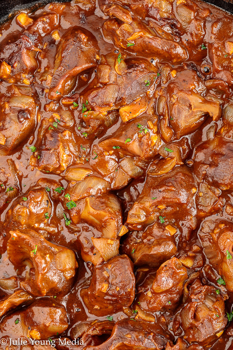 Chicken Gizzards in Paprika Sauce (Hungarian Inspired)