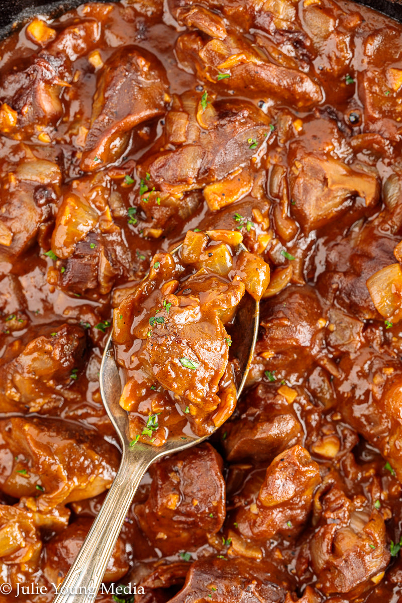 Chicken Gizzards in Paprika Sauce (Hungarian Inspired)