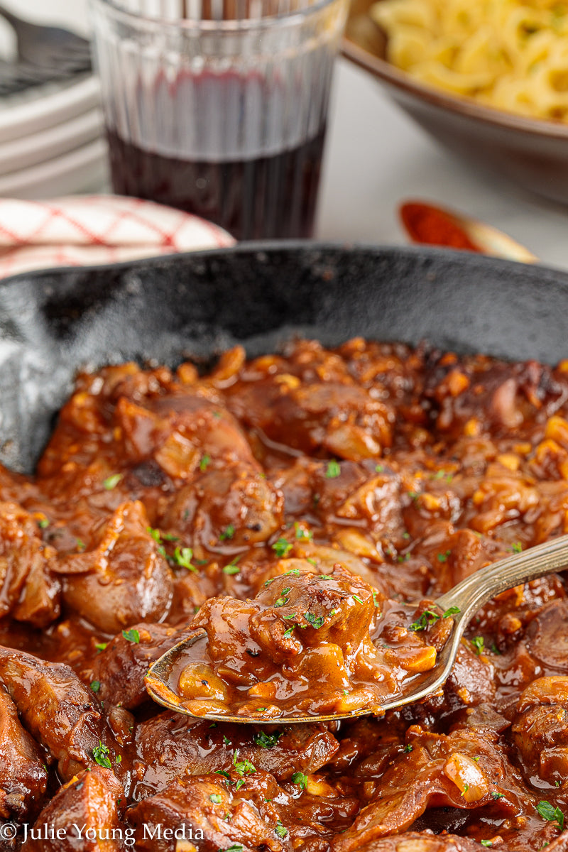 Chicken Gizzards in Paprika Sauce (Hungarian Inspired)