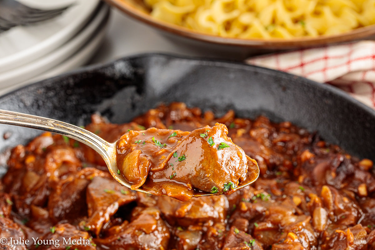 Chicken Gizzards in Paprika Sauce (Hungarian Inspired)