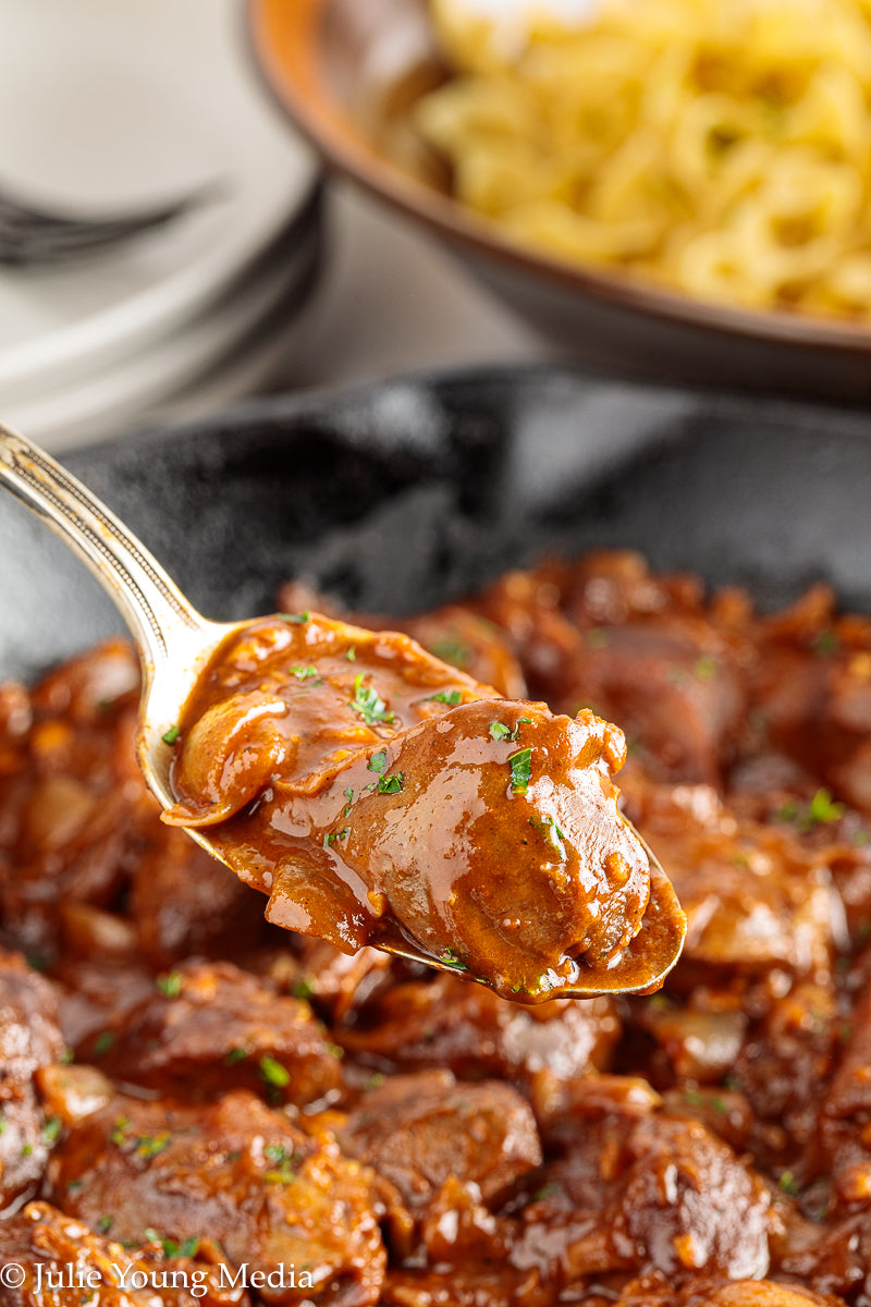 Chicken Gizzards in Paprika Sauce (Hungarian Inspired)