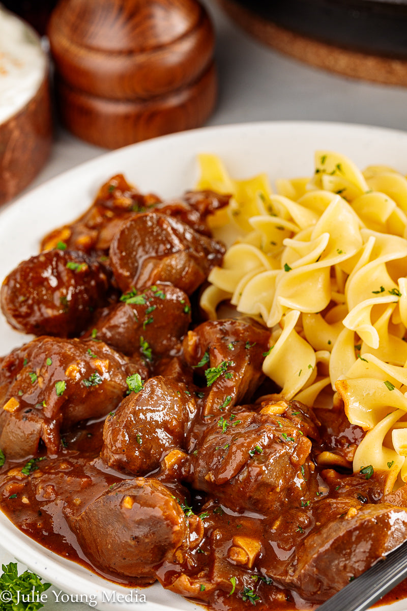 Chicken Gizzards in Paprika Sauce (Hungarian Inspired)