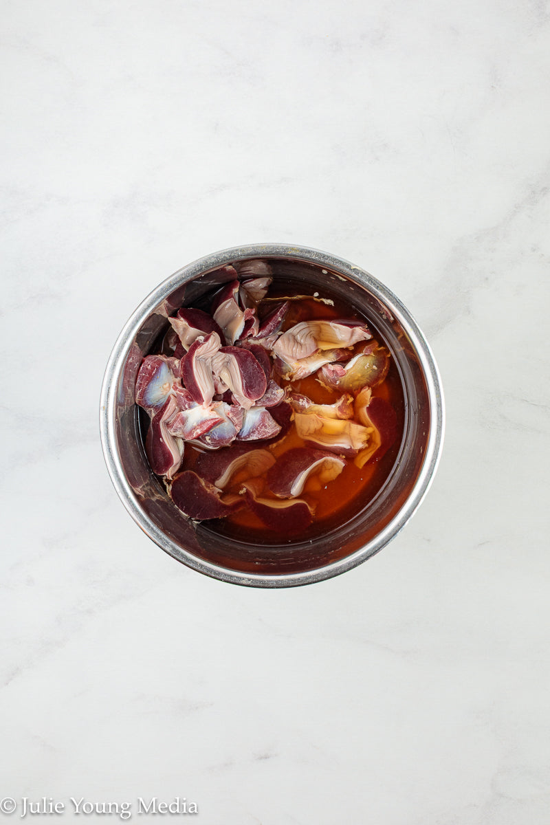 Chicken Gizzards in Paprika Sauce (Hungarian Inspired)