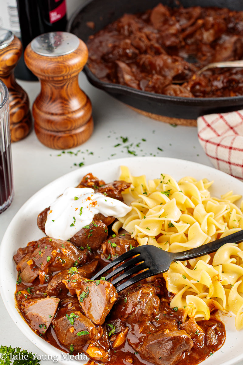 Chicken Gizzards in Paprika Sauce (Hungarian Inspired)