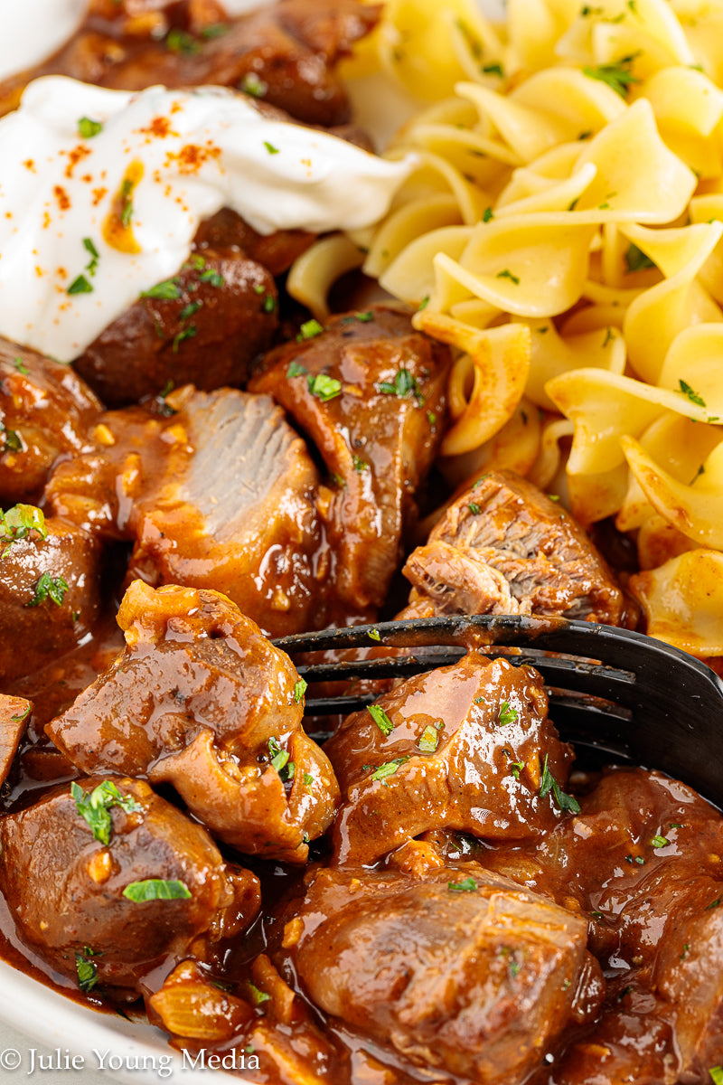 Chicken Gizzards in Paprika Sauce (Hungarian Inspired)