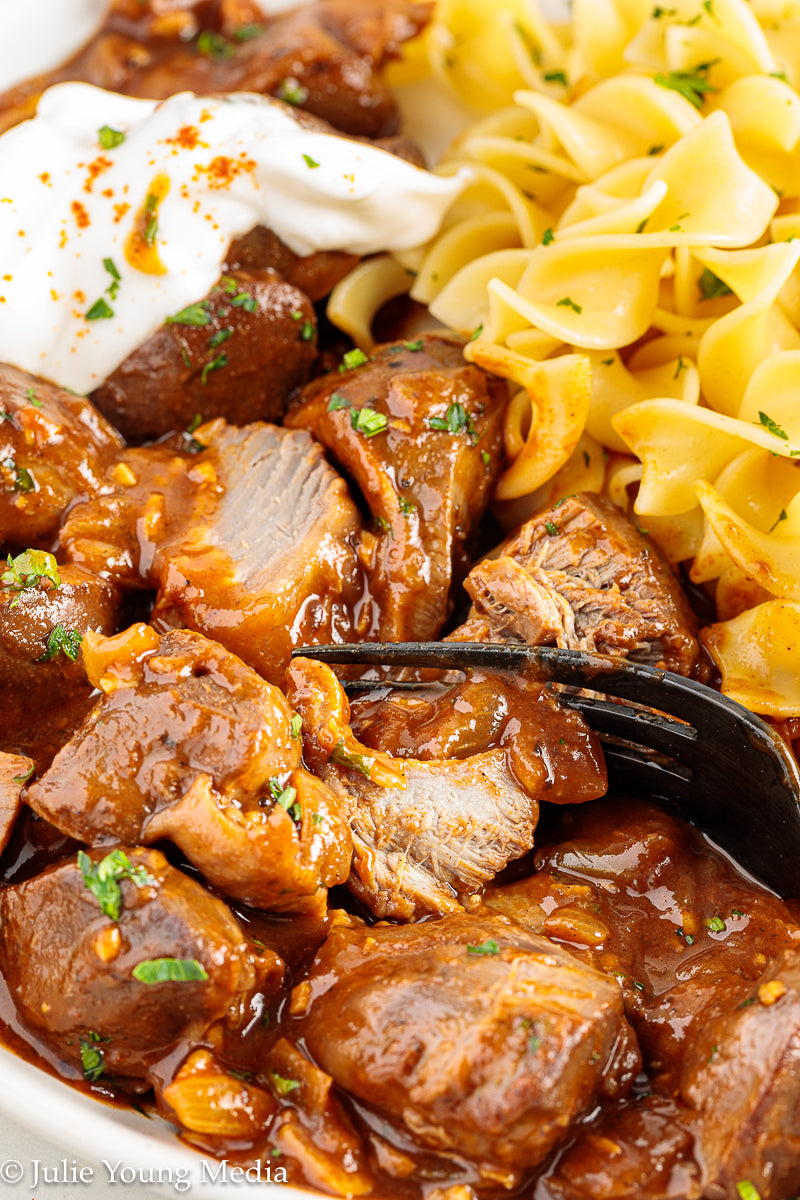 Chicken Gizzards in Paprika Sauce (Hungarian Inspired)