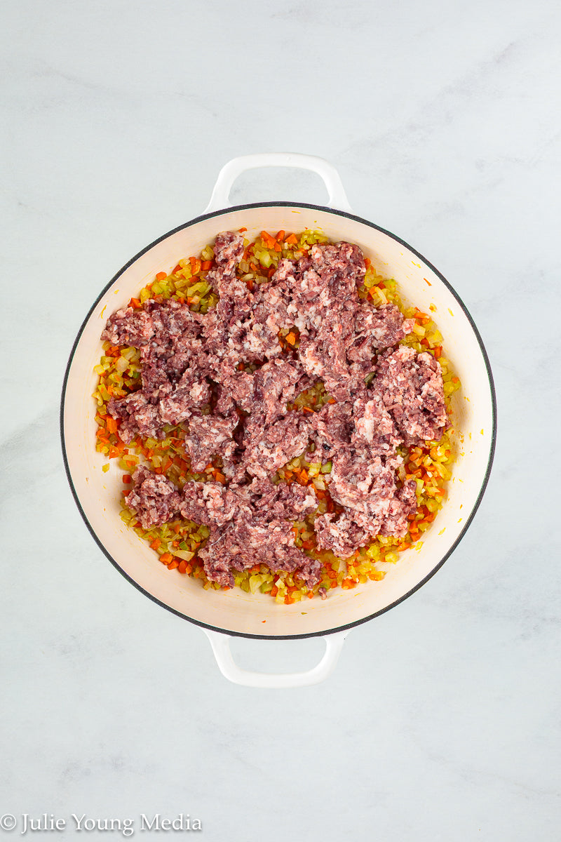 Chicken Heart Ragu Pasta Sauce