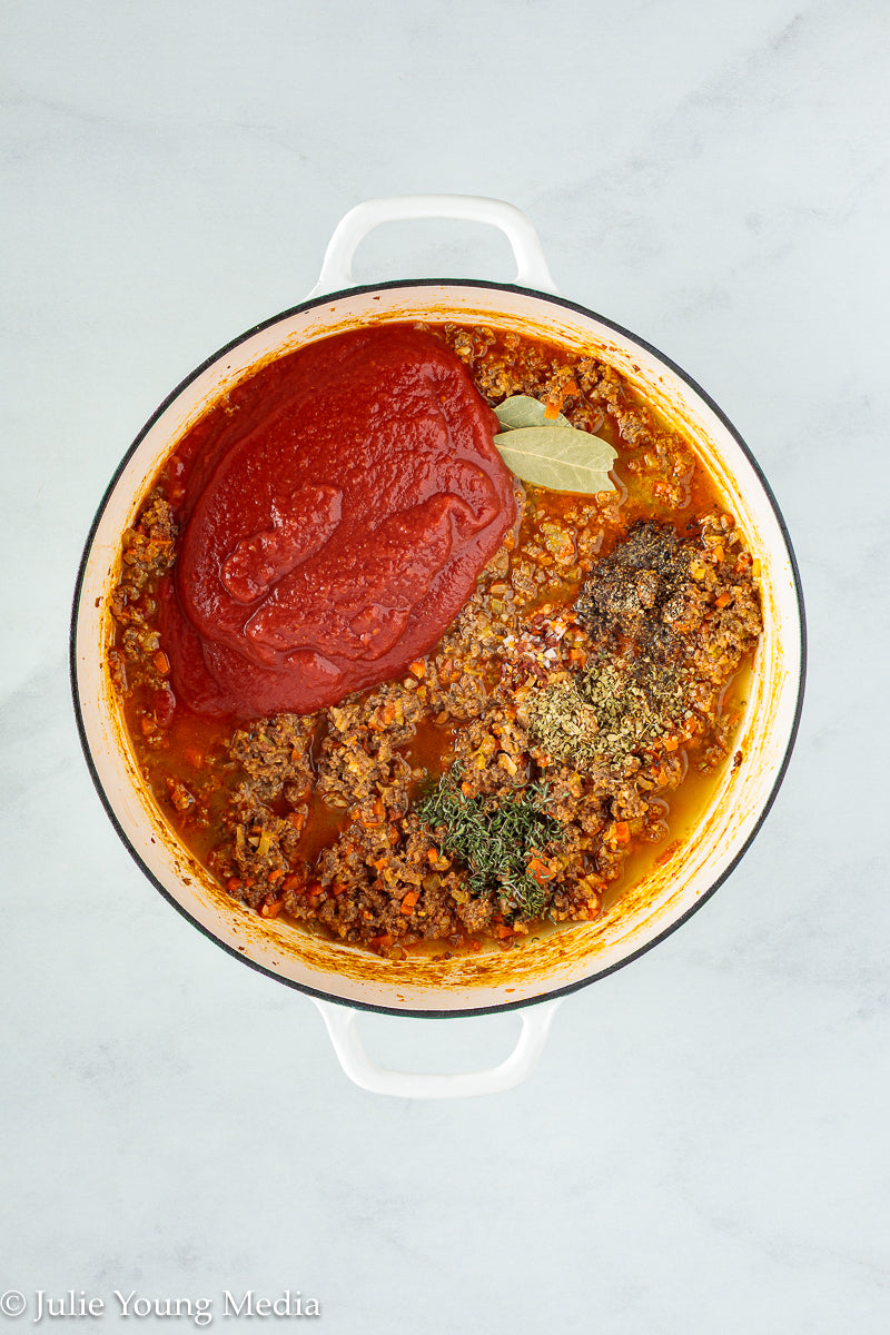 Chicken Heart Ragu Pasta Sauce