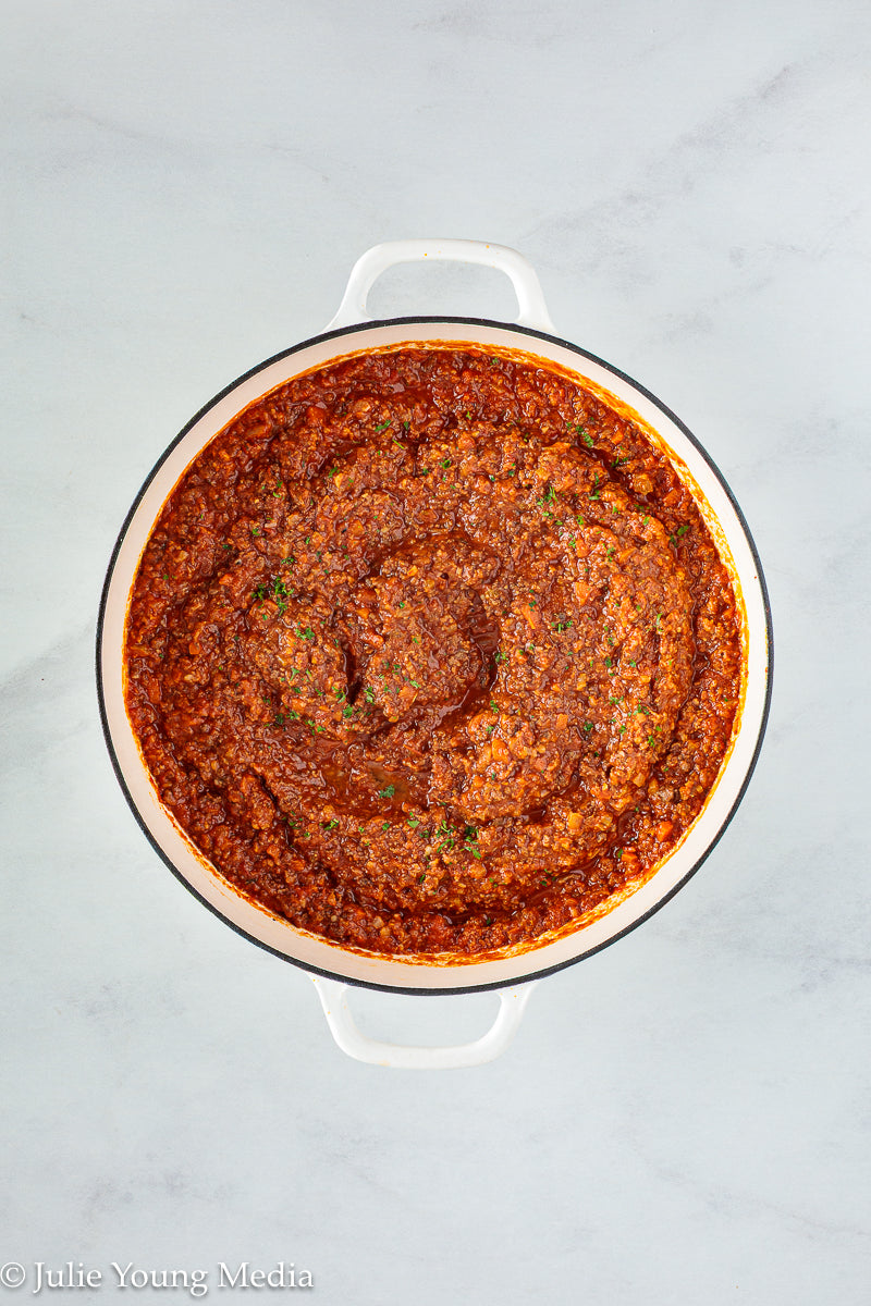 Chicken Heart Ragu Pasta Sauce