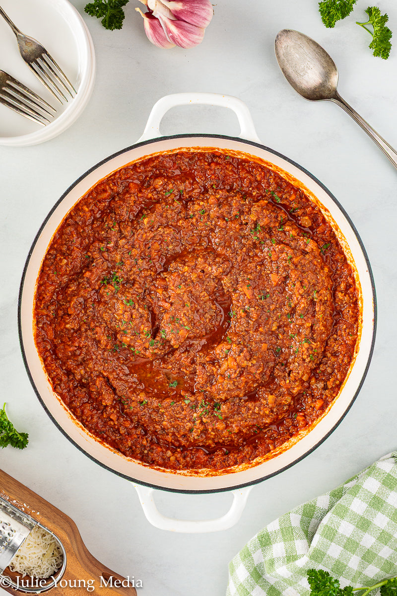 Chicken Heart Ragu Pasta Sauce