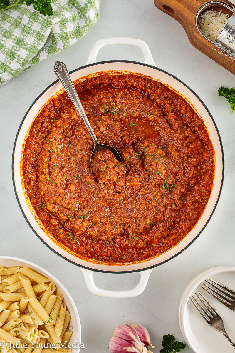 Chicken Heart Ragu Pasta Sauce