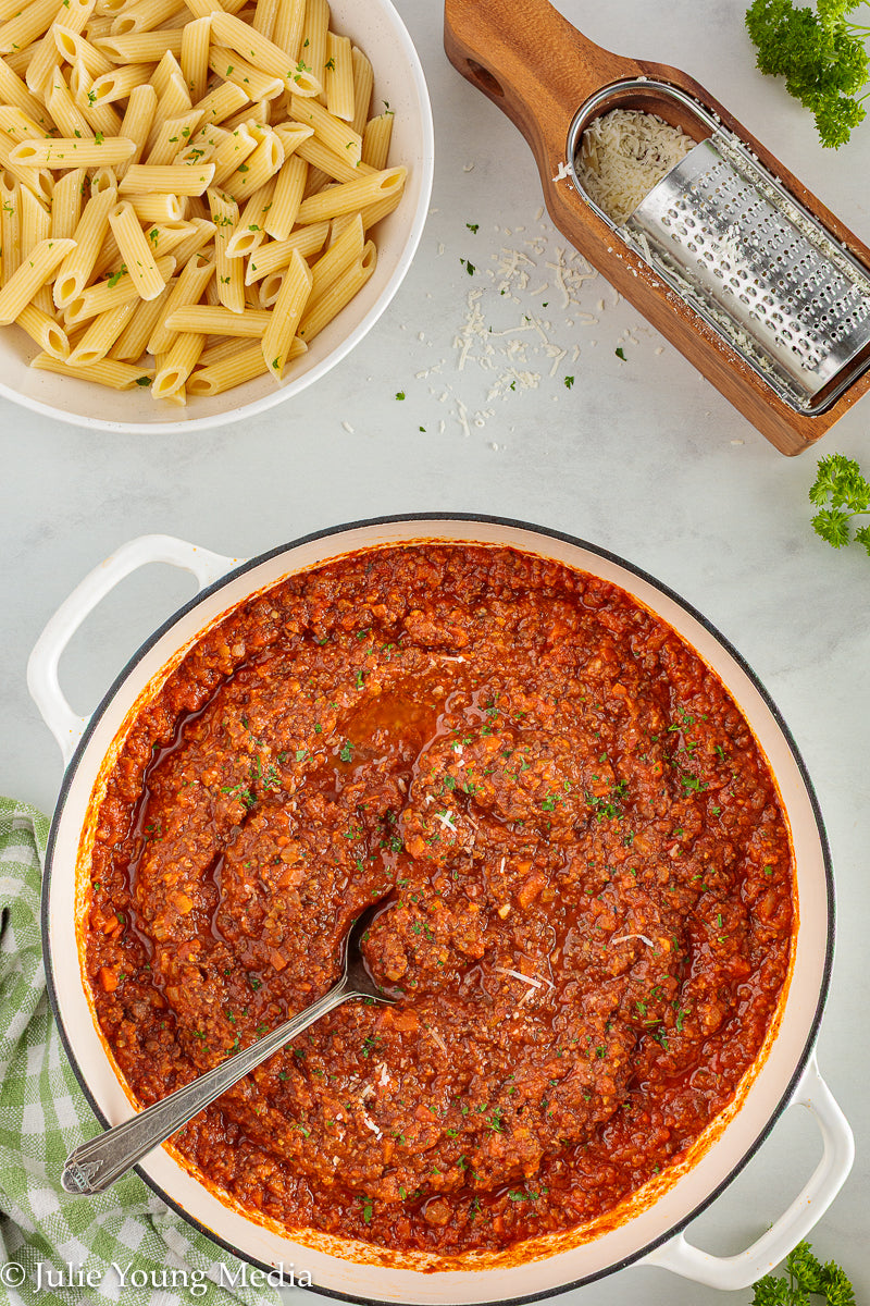 Chicken Heart Ragu Pasta Sauce