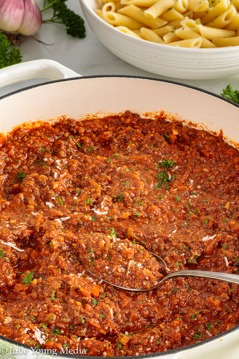 Chicken Heart Ragu Pasta Sauce