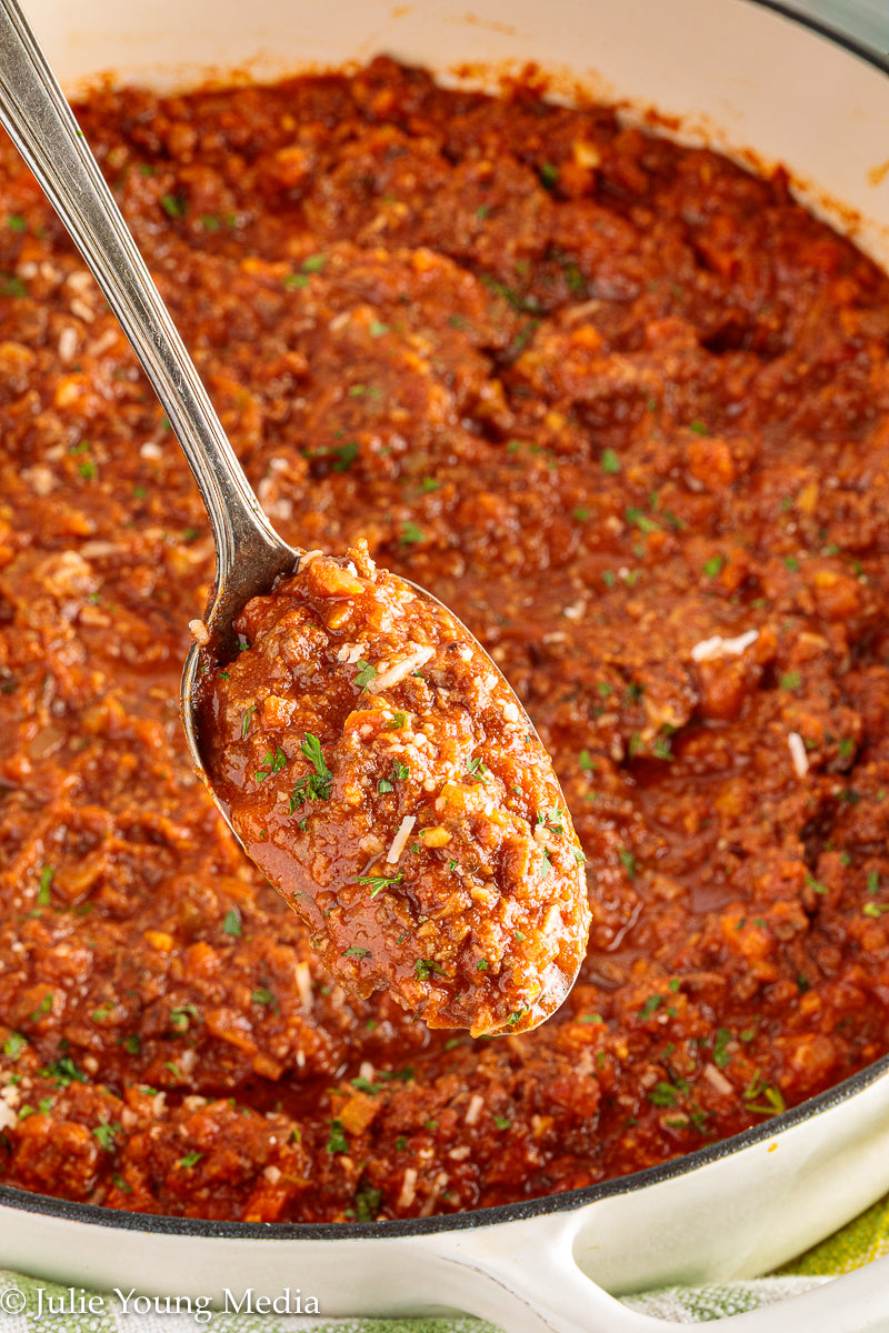 Chicken Heart Ragu Pasta Sauce