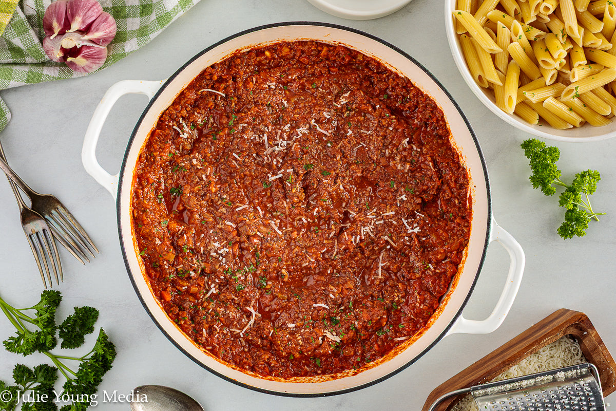 Chicken Heart Ragu Pasta Sauce