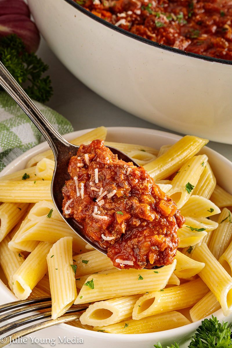 Chicken Heart Ragu Pasta Sauce