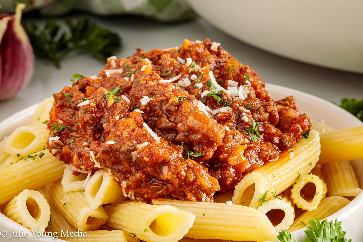 Chicken Heart Ragu Pasta Sauce