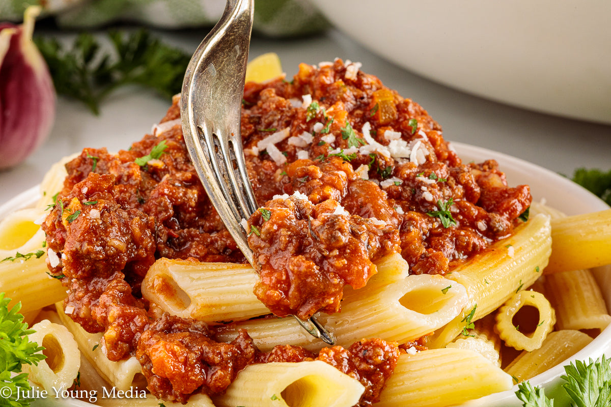 Chicken Heart Ragu Pasta Sauce