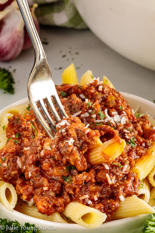 Chicken Heart Ragu Pasta Sauce