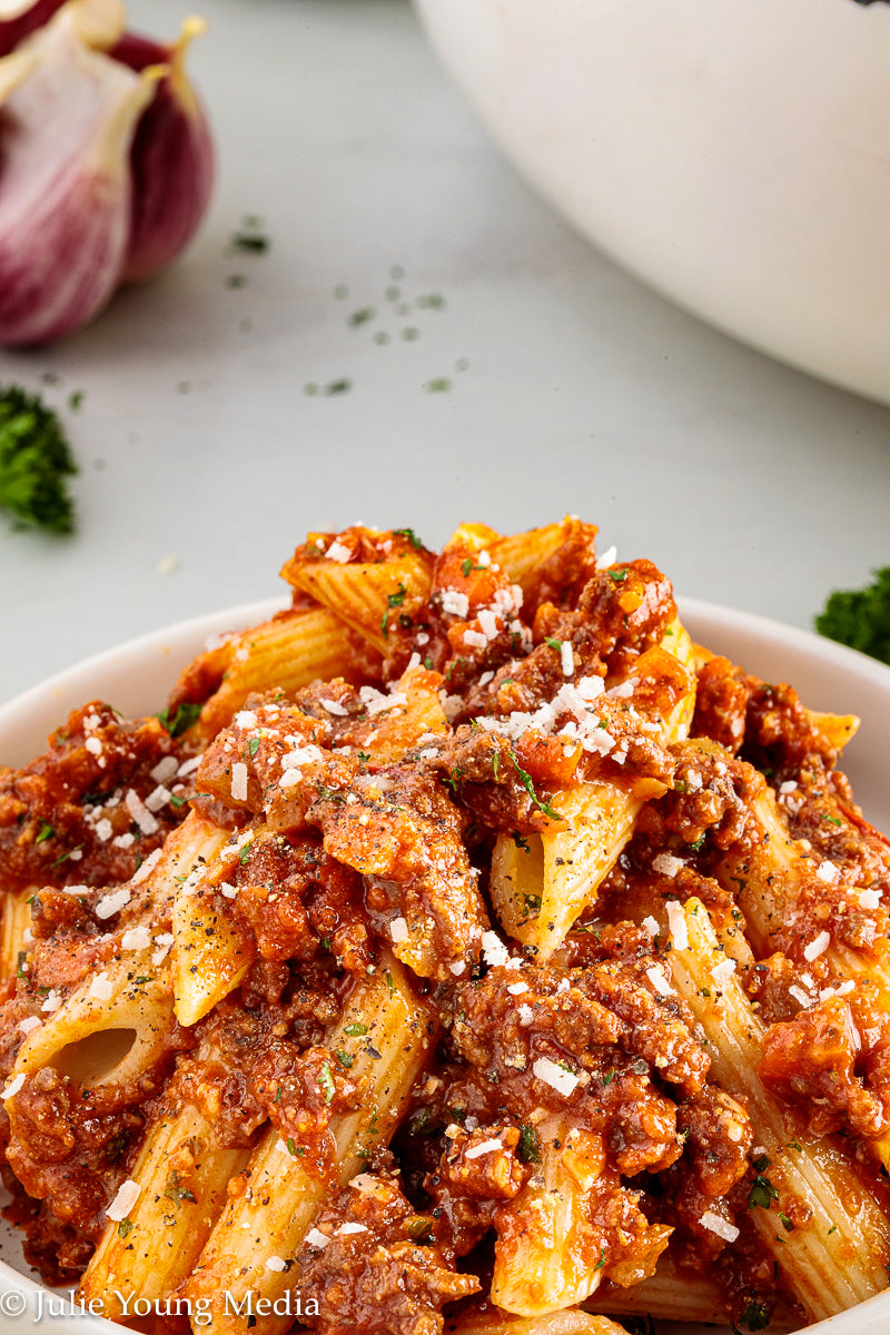 Chicken Heart Ragu Pasta Sauce