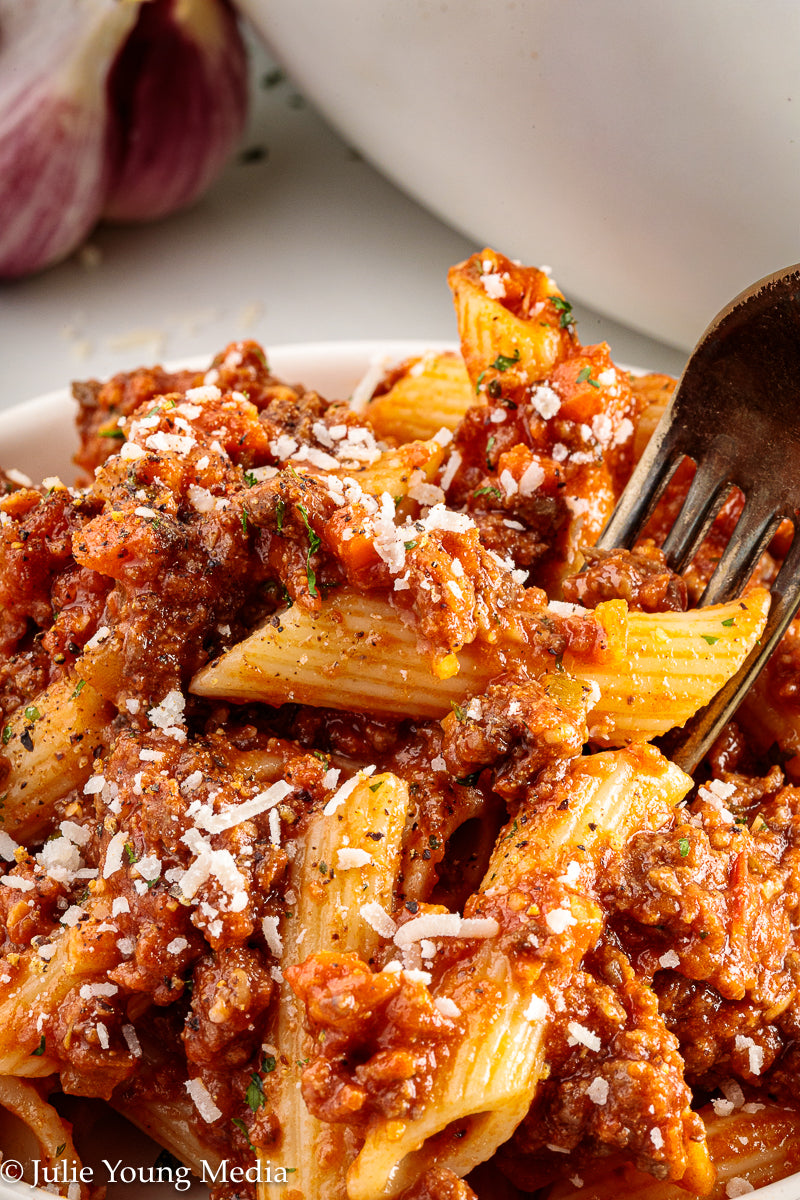 Chicken Heart Ragu Pasta Sauce